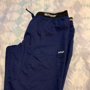 Great anatomy navy scrub pants active xl by barco